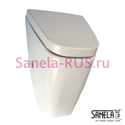 Автоматический писсуар Vila (Laufen) с крышкой SLP 37RB арт: 11377 Sanela Чехия (фото, схема)