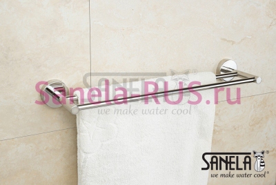 Нержавеющий двойной полотенцедержатель SLZD 11 арт: 62110 Sanela Чехия (фото, схема) Нержавеющий двойной полотенцедержатель SLZD 11 арт: 62110 Sanela Чехия (фото, схема)