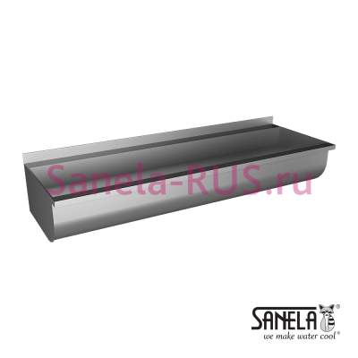 Нержавеющая раковина коллективная без облицовки 1250мм SLUN 10KL арт: 73105 Sanela Чехия (фото, схема)