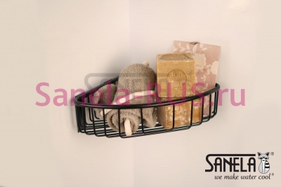 Нержавеющая угловая полка SLZD 26N арт: 62261 Sanela Чехия (фото, схема)