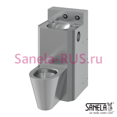 Унитаз с умывальником SLWN 38Z арт: 94384 Sanela Чехия (фото, схема)