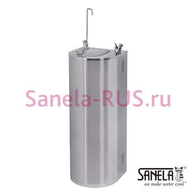Напольный питьевой фонтанчик с кранами SLUN 43CS арт: 83439 Sanela Чехия (фото, схема)