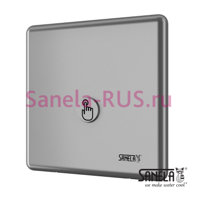 Пьезо кнопка смыва унитаза SLW 01PB арт: 14010 Sanela Чехия (фото, схема)