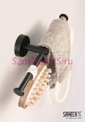 Нержавеющий двойной держатель туалетной бумаги SLZD 21N арт: 62211 Sanela Чехия (фото, схема)