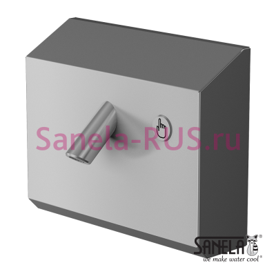 Нажимной кран пьезо SLU 09PTB арт: 13091 Sanela Чехия (фото, схема)